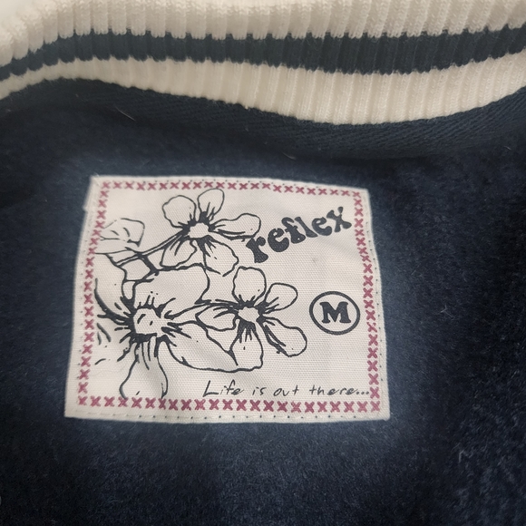 [ reflex] Juniors size Medium, cutest letterman jacket w/ pink "A" - Picture 9 of 16